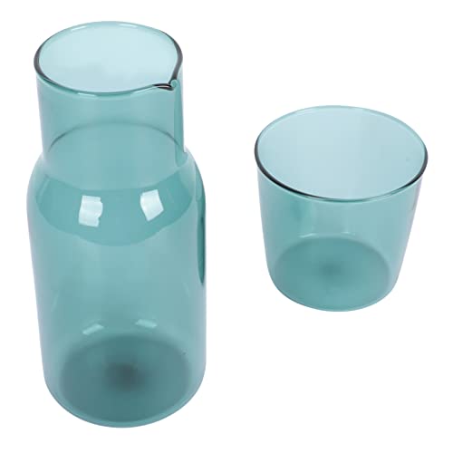 Set de Vaso y Tetera de Vidrio Chic para Hogar