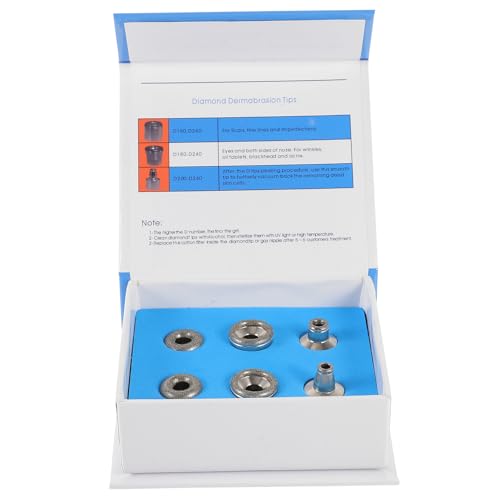 Veemoon Cabezal de Microtallado de Diamante para Recambio Accesorio Duradero para Aparato de Belleza Facial Puntas Exfoliantes Resistentes Fácil Instalación para Salón y Uso Doméstico