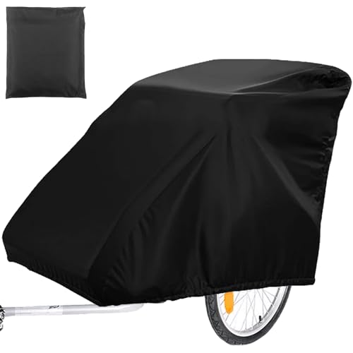 Faltgarage: Universell Abdeckung für Hundeanhänger & Lastenanhänger, 210D Wasserdicht, Winddicht, Reißfestes Oxford-Gewebe mit UV-Schutz