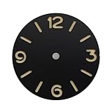 ATOMUSERLY Orologio da 1 pezzo 38,5 mm con quadrante nero blu verde for i movimenti ST2555/2557 ETA6497(Blue)