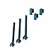 SP Bel-Art Lab-Aire II Glassware Dryer Accessories; 4 in. Pegs (19) and Plugs (6) (F18931-0002)
