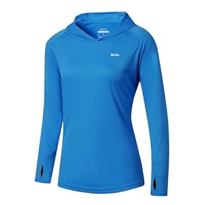 Willit Women’s UPF 50+ Sun Protection Hoodie SPF Shirt Long Sleeve Hiking Fishing Outdoor Shirt Lightweight Hoodie