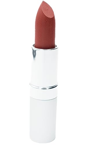 Image of Pure Ziva Crimson Deep Red Brown Lipstick Color Moisturizing Paraben Free, No Animal Testing & Cruelty Free Lip Makeup Color