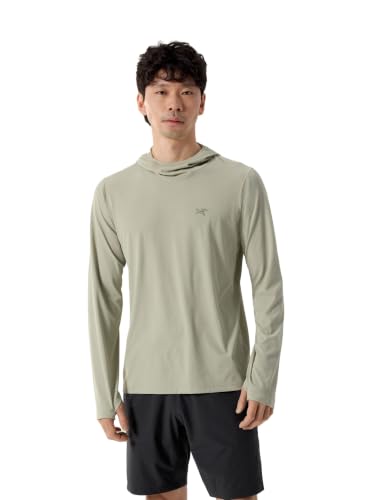 Arcteryx Cormac Hoody Mens | Lightweight UPF 50+ Hoody for Running and Hiking | Habitat Large