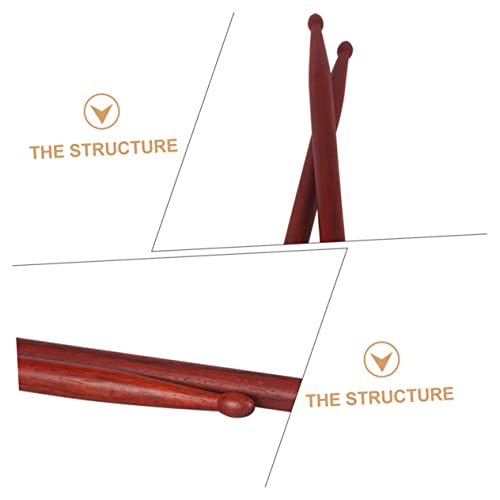 Baquetas de Madera KESYOO 1 Par, Baquetas Profesionales para Percusión, Recubrimiento PVC, Uso Universal para Tocar Batería y Práctica Musical miniatura 3