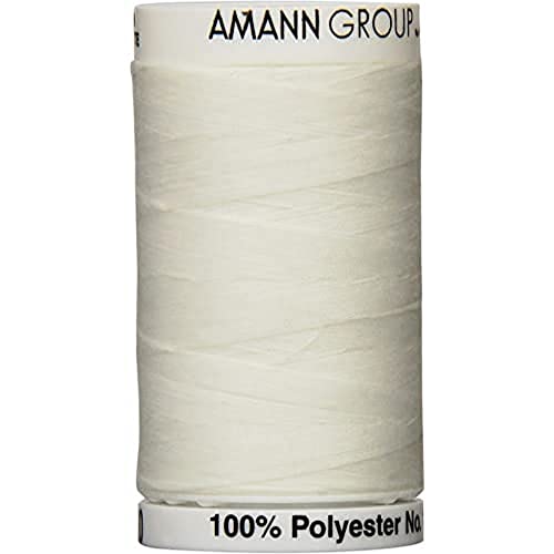 Hilo de poliéster para bobina Mettler, 1094 yd, blanco miniatura 1