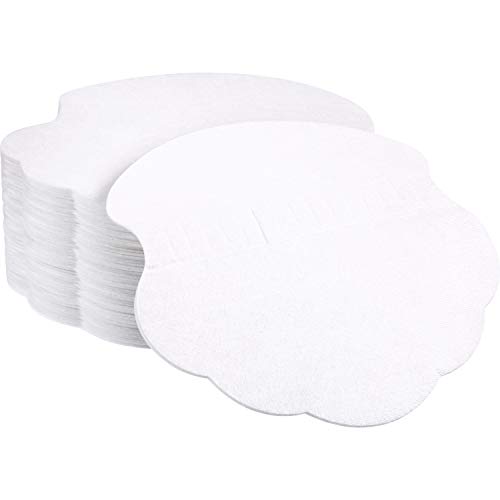 BBTO 50 Pieces Underarm Sweat Pads Sweating Sticker Disposable Armpit Sweat Guard Sheet Liner Dress Clothing Shield for Women and Men