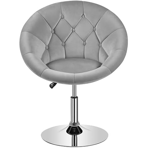 costoffs Adjustable Velvet Vanity Chair Cover