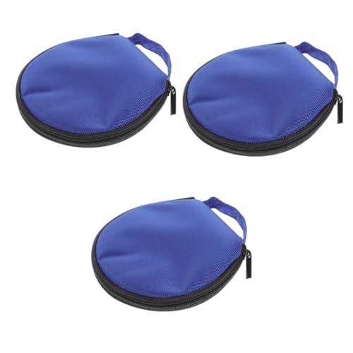 Funda de almacenamiento de CD y DVD Cabilock estuche para discos Oxford pack de 3 portátil 2