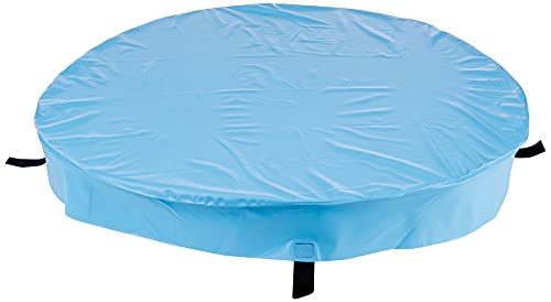 TRIXIE Hundepoolabdeckung mit Klettverschlüssen ø 80 cm - ideal für Hundepool #39481 in petrol - schützende Abdeckung für Hundepools - praktische Poolabdeckung aus Kunststoff - 39485