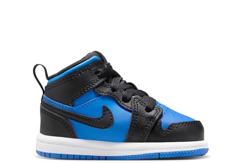 Toddler Jordan 1 Mid Black/Royal Blue-Black-White (DQ8425 042) TD - Size 6c2