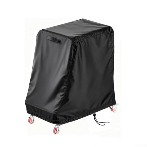 Aprilsunnyzone Funda de almacenamiento plegable en forma de L con material de tela Oxford impermeable, cubierta protectora para carrito diseñada para proteger las sillas de la lluvia y los daños UV