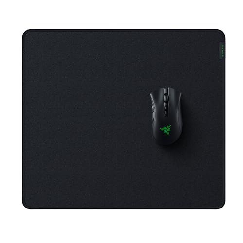 Strider L - Tappetino per mouse ibrido con fondo e parte superiore morbidi per una scorrimento fluido (ottimizzato per i sensori ottici del mouse, antiscivolo) Nero - Mouse gaming - Immagine 1