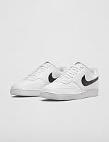 Nike Men's Court Vision Low Next Nature Shoes, White/Black-White, 7 — image 6