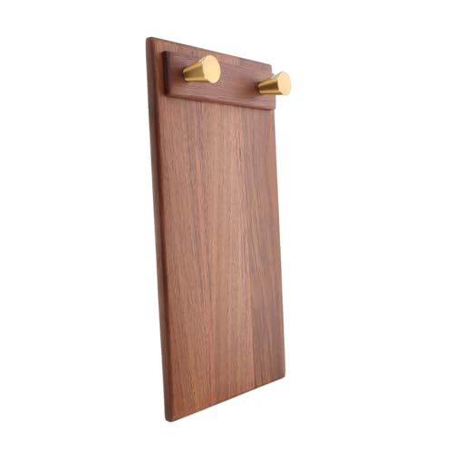 ULTECHNOVO Wooden Table Menu Stand For Coffee Shops Restaurants Rustic Wood Board Clips For Displaying Menus Information Wooden Display Stand For Events Parties