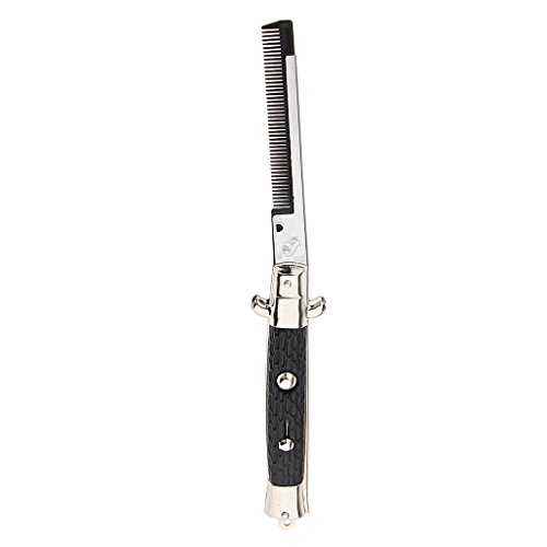 Push Button Pocket Switchblade Folding Comb Push Button Pocket Switchblade Folding Comb
