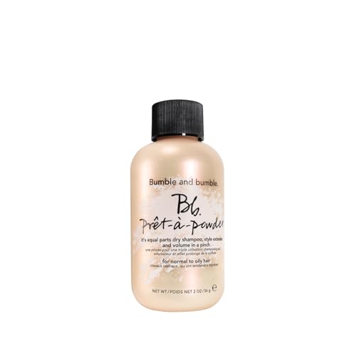Bumble and bumble. Prêt-à-powder Dry Shampoo Powder | Adds Volume, Texture + Absorbs Oil | Non-Aerosol | For All Wavy + Straight Hair Types, 2 Ounce