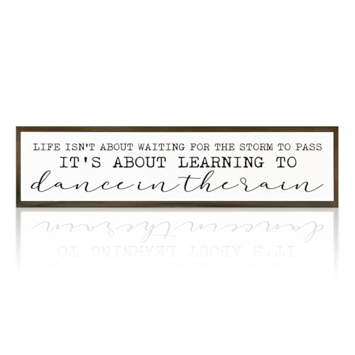 nspirational Quote Signs Decor, Home Office Decor, Decoration for Bedroom Living Room, Life isn't...