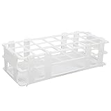 Yosoo Health Gear 30mm 21 Hole Plastic Test Tube Rack Detachable Tube Holder Stand ABS Three Layer Assembly for Laboratory Sampling Centrifuge Tubes