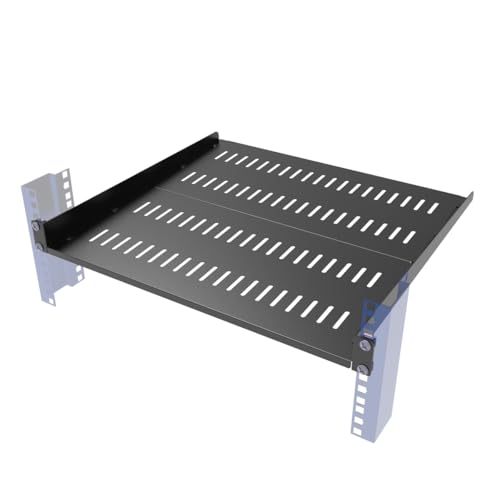 Étagère de serveur ventilée 1U pour organiser proprement le studio audio et le réseau maison