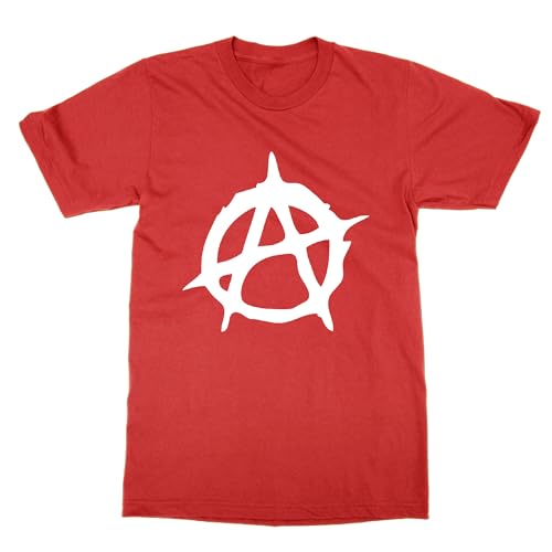 T-shirt Anarchy avec motif graphique durable en coton lourd