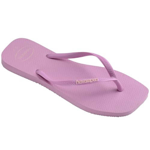 Havaianas Kwadratowe logo Pop Up PAU Brasil klapki damskie, Fioletowy, 41/42 EU