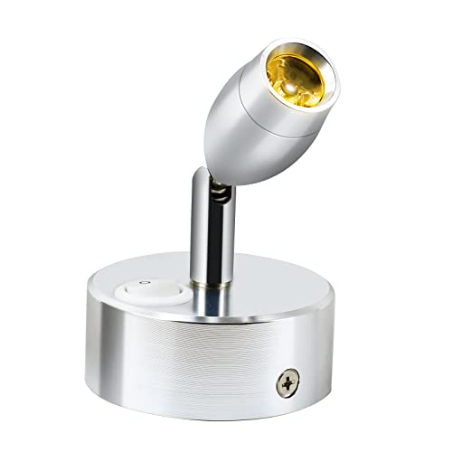 zmayastar LEDウォールライト USB充電式 LEDスポットライト 配線いらず LEDライト バックライト ショーケース照明 天井照明 角度調節 壁掛け照明 屋内 電球色 ZM-TYNN-6A