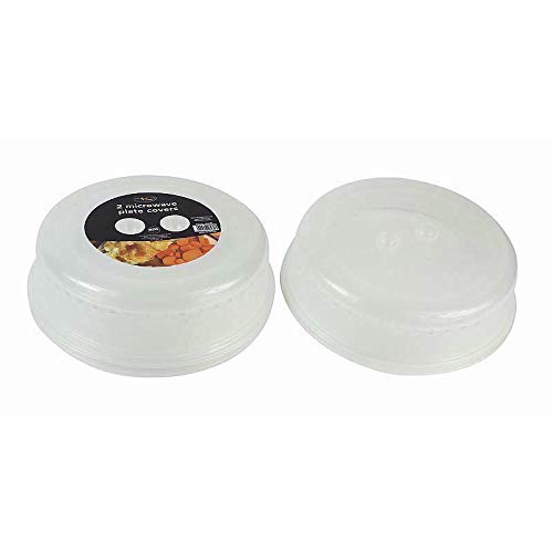Set of 2 Ventilated Microwave Food Plate Dish