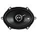 BLACK DIAMOND DIA-57.2 5x7 2-Way Coaxial Speaker, Car Audio 4-Ohm 150 Watts (2 Speakers)