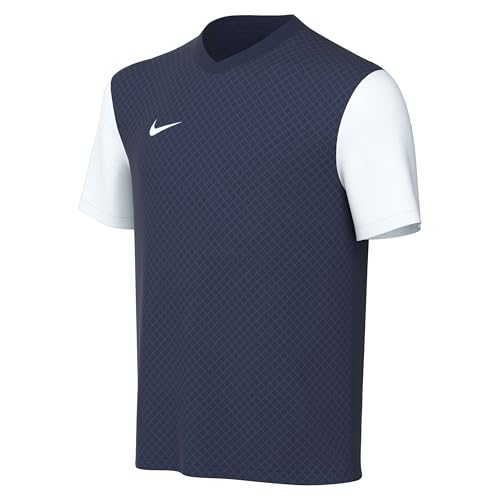 Nike Mixte Enfant NK DF Tiempo Prem II JSY Jersey, Midnight Navy/White/White, 13-15 EU