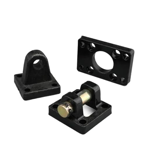 Soporte de cilindro SC63 con base fija CA y conector de doble oreja 3