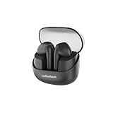 RadioShack Live Sound Wireless Bluetooth Earbuds with Noise Cancellation, IPX5 Waterproof (Black)