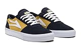 Lakai Manchester, Skate Shoes, Navy/White Suede, 11