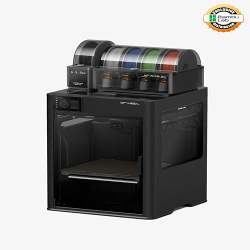 Image of WOL3D Bambu Lab H2D Pro Combo High-Speed 3D Printer Set, Dual-Color Capability with AMS, Enclosed CoreXY System, 256x256x256mm Build Volume, Automatic Bed Leveling