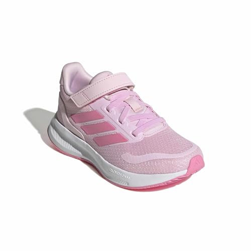 Image of adidas Kids' Marvel Run Falcon 5 Elastic Lace & Strap Shoe