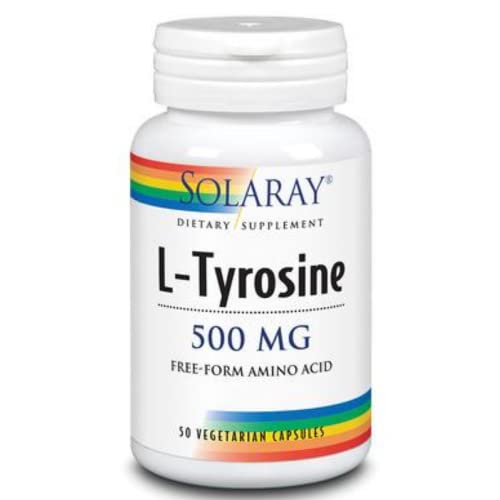 Solaray L-Tyrosine 500Mg | L-Tirosina | 50 Vegcaps