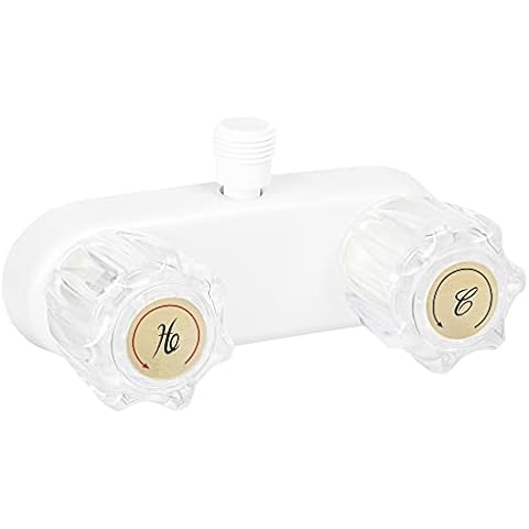 RV Shower Faucet, RV Camper Shower Faucet Replacement, 4” Shower Valve Diverter Assembly Kit, Bathroom Shower Mixing Valve Control for RV Camper Van Travel Trailer Motorhome Cover