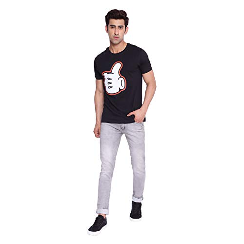 Image of Men's Regular Fit Round Neck Short Sleeves Knitted T-Shirt