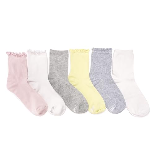 Image of MUK LUKS Women's 6 Pack Whisper Soft Crew Socks