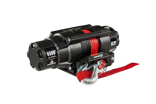 VIPER V3 4500lb UTV/ATV Winch con Cuerda Sintética Azul 40 pies miniatura 3