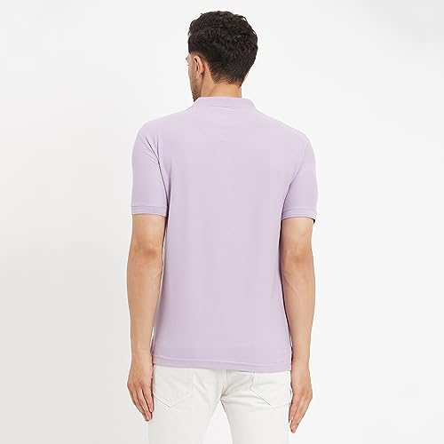 Image of Duke Stardust Men Half Sleeve Cotton T-Shirt (SD51 Lavender M)