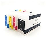 Processus de recharge simple : les grands trous de remplissage permettent des recharges d'encre rapides et propres. La conception transparente vous permet de surveiller les niveaux d'encre en un coup d'œil.
