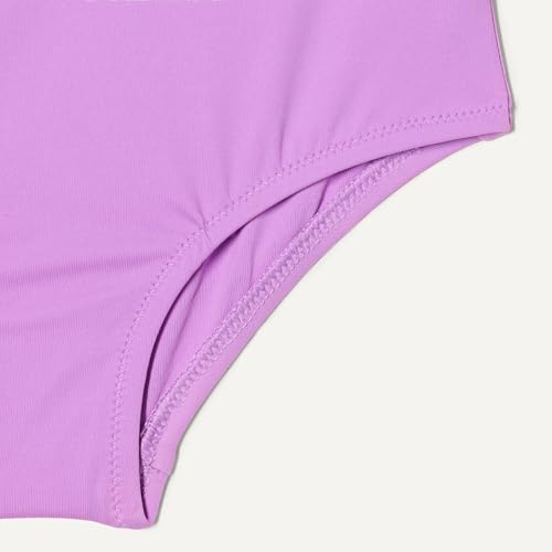 Image of Amazon Essentials Girls and Toddlers' Asymmetric Frill One-Piece Swimsuit