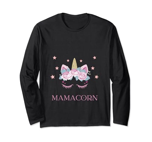 Mamacorn Unicorn Vibes Gift For Mom Maglia a Manica