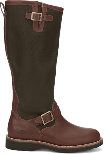 Image of Chippewa Descaro 17-Inch Snake Hunting Boots - Waterproof & Snake-Proof Rubber Hunting Boots for Men - Vibram Slip-Resistant Outsole - Adjustable Brass Buckles & Reinforced Steel Shank