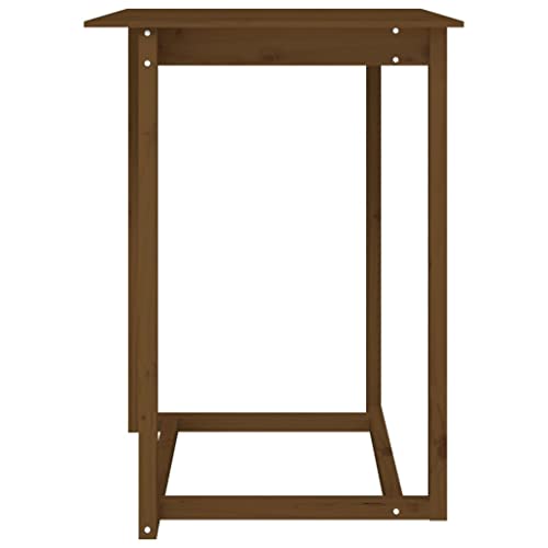 Mesa de madera maciza de pino con acabado rústico premium para cocina 4