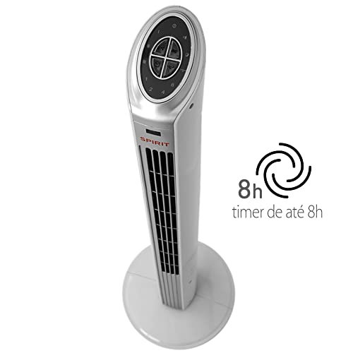 Ventilador Torre Spirit Maxximos Elegant TS900 Branco Prata 127V