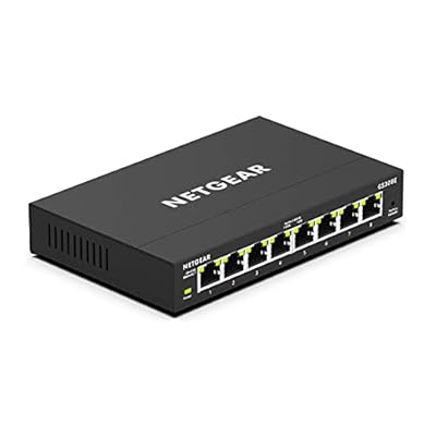 NETGEAR Switch Gigabit Ethernet Plus de 8 Puertos GS308E |Montaje en Pared o sobremesa |Switch de Red doméstico | de Oficina |Funcionamiento silencioso | Ya disponible en tu tienda friki favorita! En mundofriki.es! NETGEAR Switch Gigabit Ethernet Plus de 8 Puertos GS308E |Montaje en Pared o sobremesa |Switch de Red doméstico | de Oficina |Funcionamiento silencioso | Ya disponible en tu tienda friki favorita! En mundofriki.es!