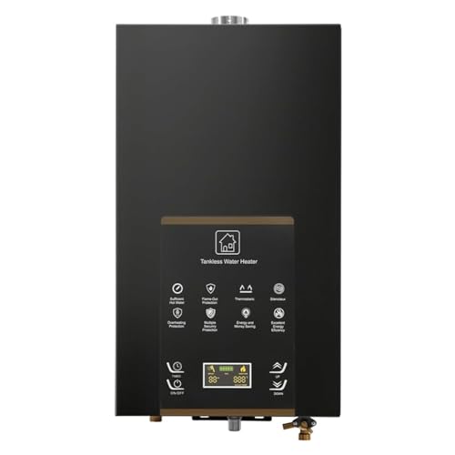 Calentador de agua eléctrico, Calentador De Agua Sin Tanque De Propano, Calentador De Agua De Gas Propano Caliente Instantáneo, Grifo De Calentador De Agua Eléctrico Instantáneo Para cocina y baño