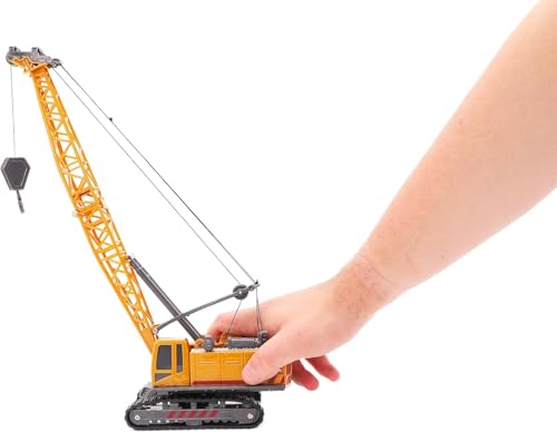 Toyland® Baukran-Spielfahrzeug – realistische bewegliche Teile – bedienbares Spielzeug für Kinder – Maßstab 1:55